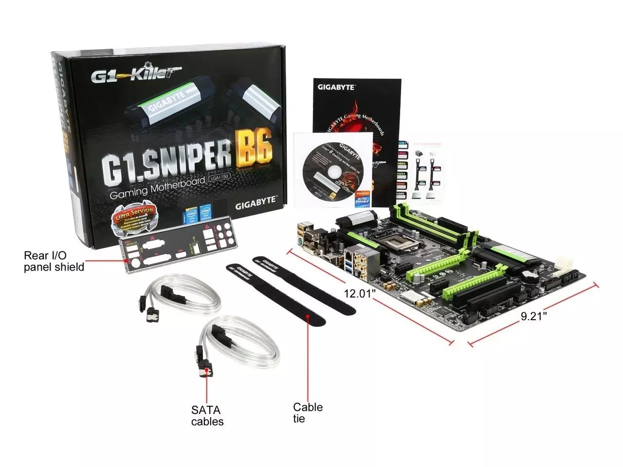 Gigabyte G1 Sniper B6 LGA 1150 Intel B85 HARDSTORE Informática