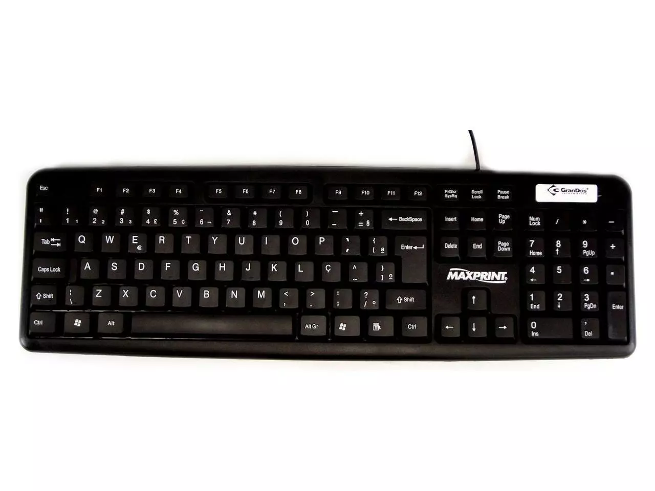 Maxprint Teclado Padrão USB Preto HARDSTORE Informática Loja de