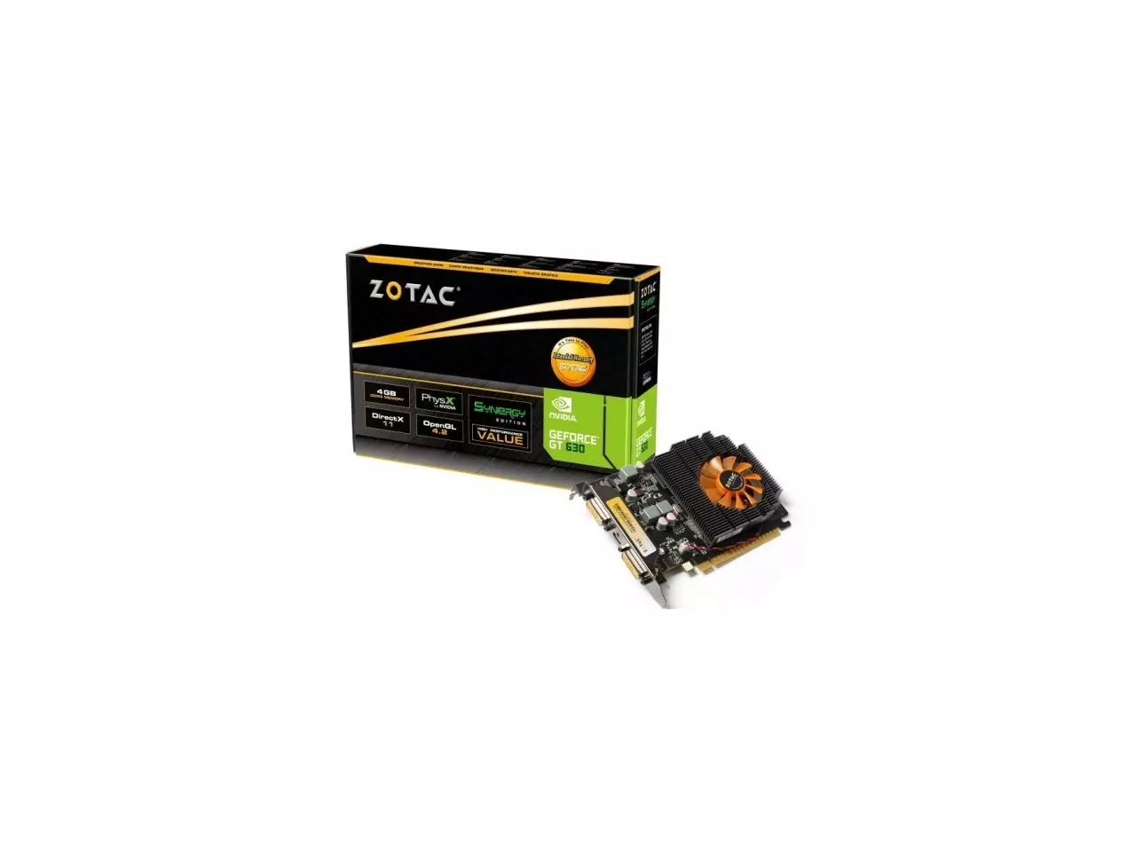 Zotac GeForce GT 630 Synergy Edition 4GB DDR3 128 bit PCI E 3.0