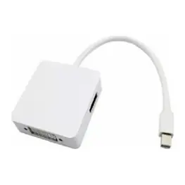 Cabo Conversor de Vídeo - Mini DisplayPort (M) para DVI/HDMI/VGA (F) - 0,15m - MD9 - 7436
