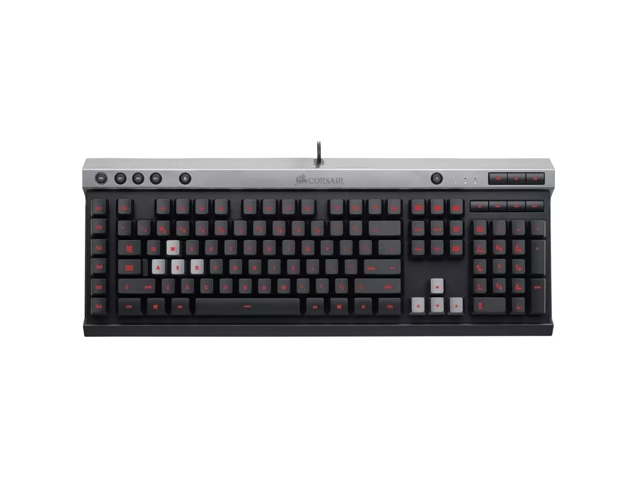 Corsair Raptor K30 Red Led Gaming Keyboard Black/Metal — HARDSTORE ...