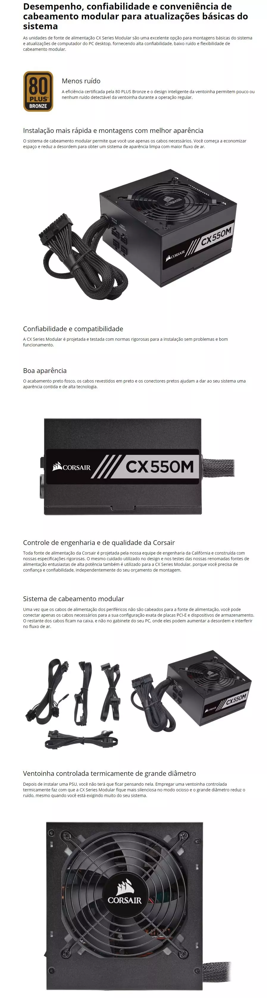 Fonte Gamemax 600W Semi-Modular ATX12V v2.3 80 PLUS Bronze — HARDSTORE  Informática - Loja de Informática e PC Gamer em Porto Alegre e Caxias do Sul