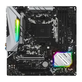 Placa Mãe ASRock B450M Steel Legend (Socket AM4/AMD B450/M.2)