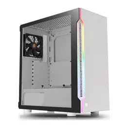 Gabinete Thermaltake H200 TG Snow RGB Light Bar