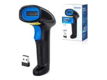 Leitor Exbom Código de Barras Sem Fio 1D - LCB-S600A