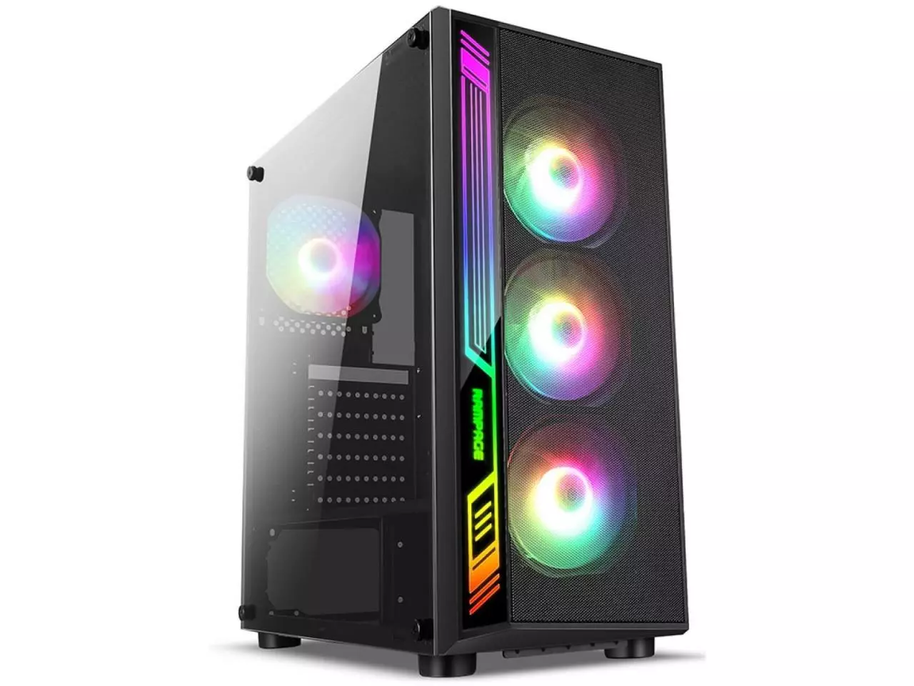 Gabinete Gamer Liketec Dex RGB, Lateral Em Vidro Temperado, Mid Tower ...