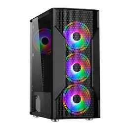 Gabinete DT3 Sports Coliseu, Lateral em Acrílico, Mid Tower Preto