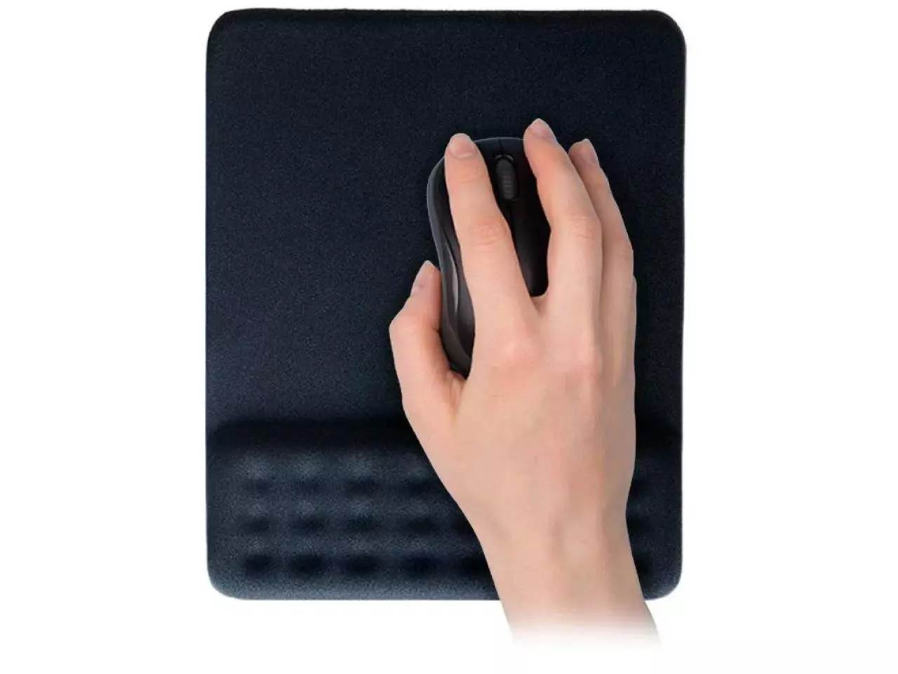 Mouse Pad Ergonômico Confort Antiderrapante Preto - Wp Connect