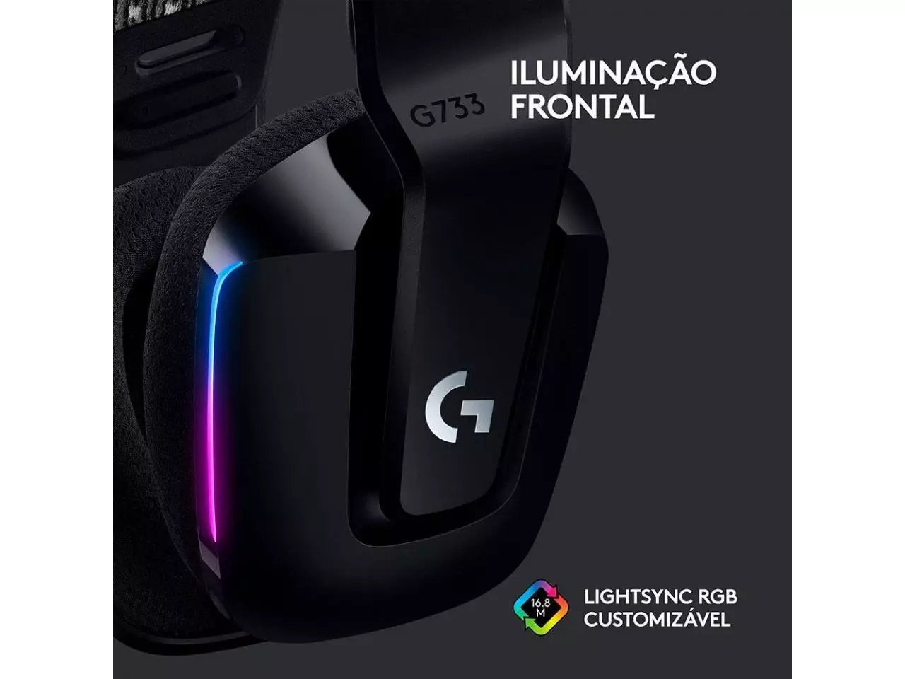 Headset Gamer Logitech G733 Rgb Surround 7 1 Drivers Pro G De 40mm Wireless — Hardstore