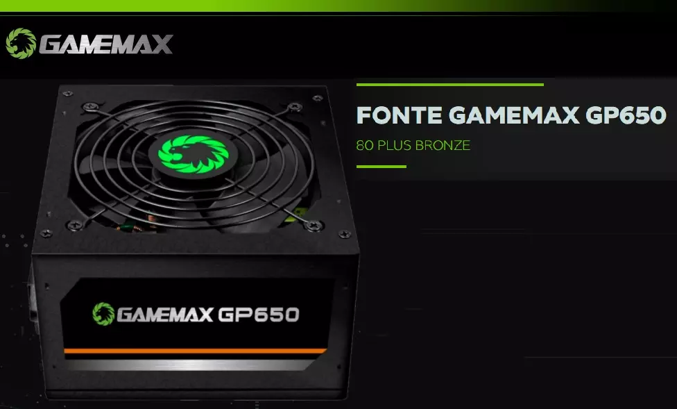 Fonte Gamemax 500W White Edition ATX12V v2.3 80 PLUS Bronze — HARDSTORE  Informática - Loja de Informática e PC Gamer em Porto Alegre e Caxias do Sul