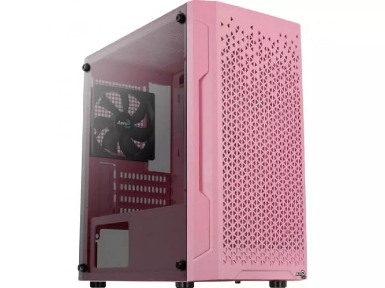 Gabinete Aerocool Trinity Mini V1 RS, Vidro Temperado, Mid Tower Pink