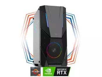 PC Gamer Nox Inifinity Light AMD Edition (AMD Ryzen 5 5600X, 8GB DDR4-2666, AMD A520, 500GB SSD NVMe, Geforce RTX 3060Ti 8GB, 600W 80PLUS)