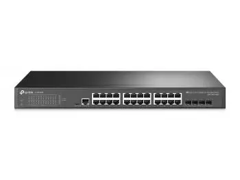Switch TP-Link 24-Portas Gerenciável L2 Gigabit + 4 Slots SFP Jetstream TL-SG3428