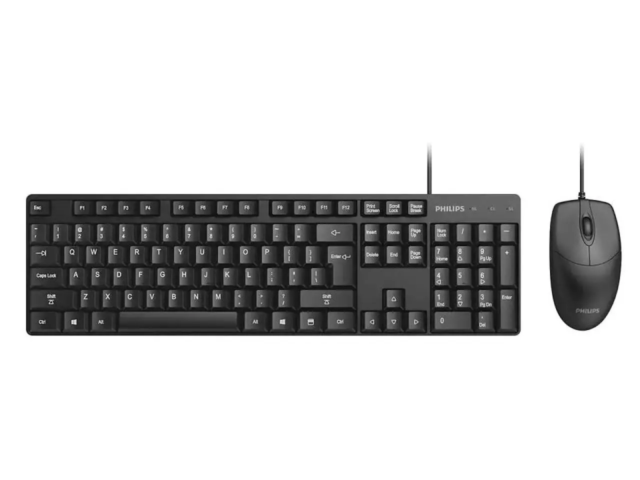 Kit Teclado e Mouse Philips SPT6254 USB