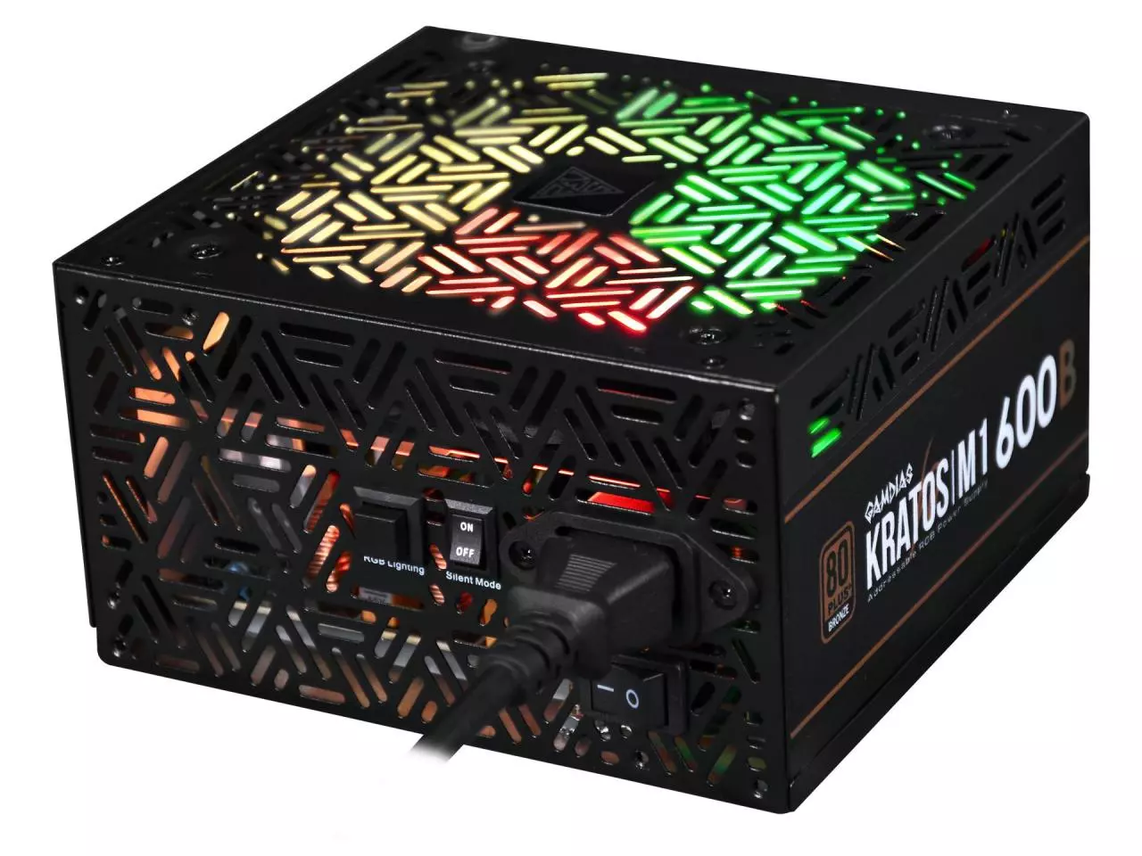 Fonte Gamdias 600W Kratos M1 ATX12V V2.2 80PLUS Bronze