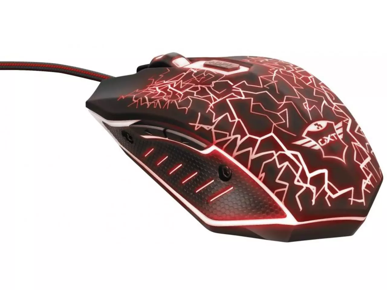 Mouse Trust Gamer GXT 105 IZZA Illuminated Óptico 2400dpi LED Preto USB