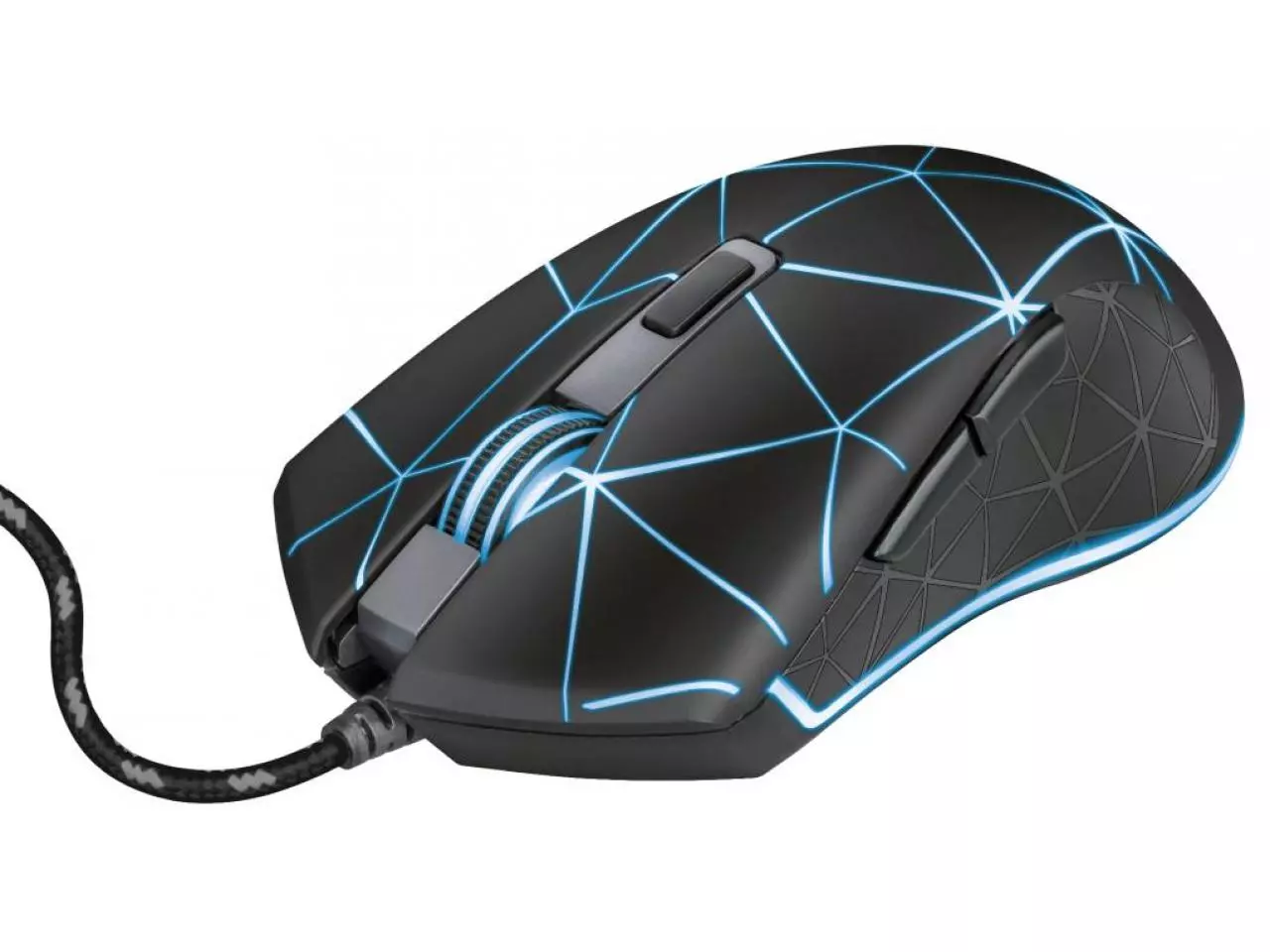 Mouse Trust Gamer GXT 133 LocX Óptico 4000dpi LED Preto USB