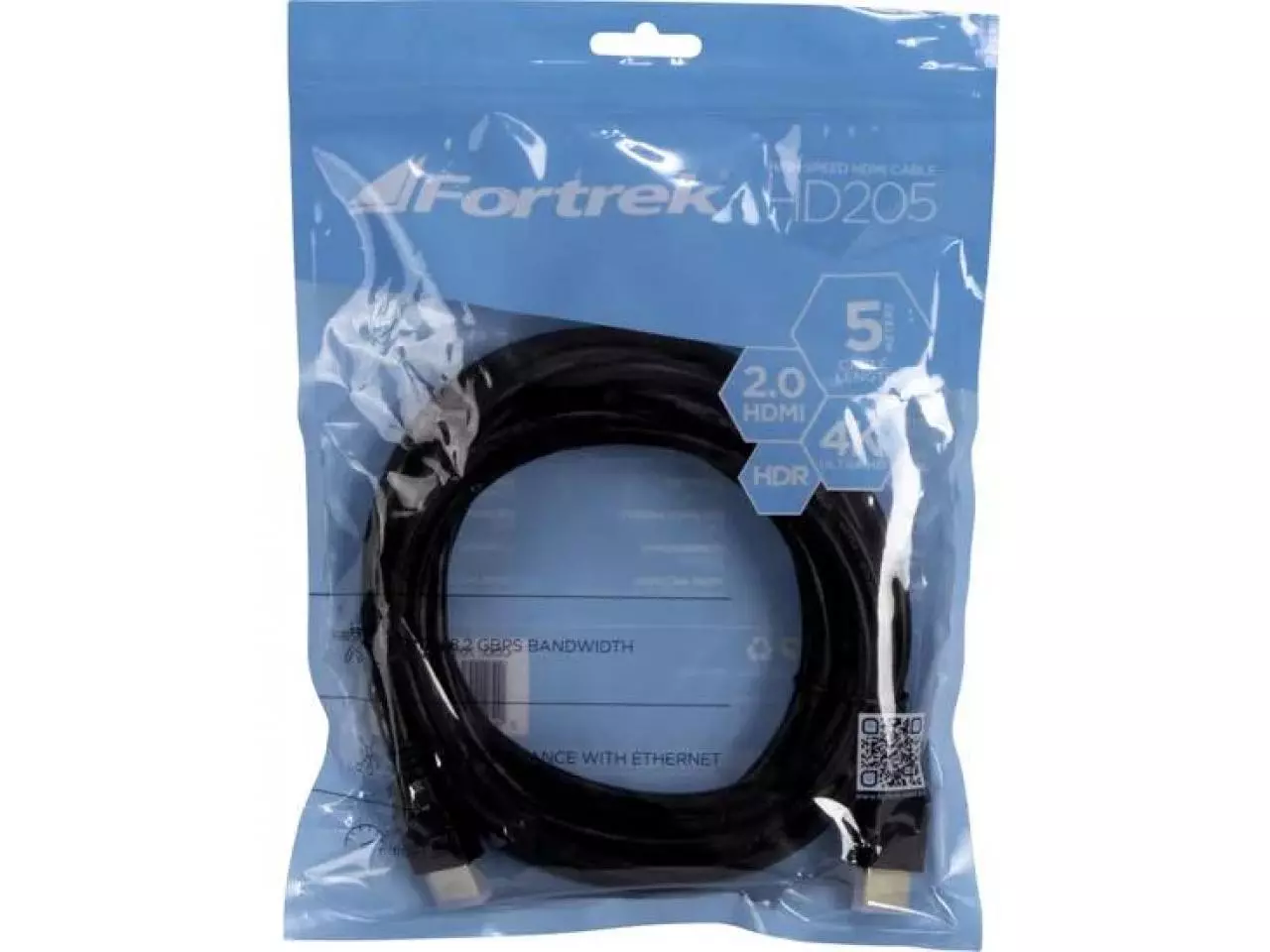 Cabo HDMI (M) X HDMI (M) 5,0m v2.0 TV 3D/ULTRA HD 4K - Fortrek