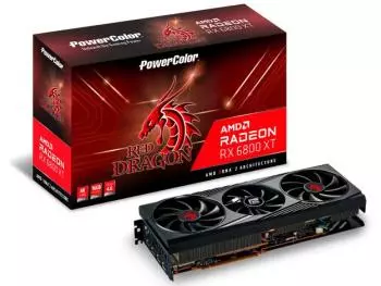 Placa de Vídeo PowerColor Radeon RX 6800 XT Red Dragon 16GB GDDR6 256-bit PCI-E 4.0 x16