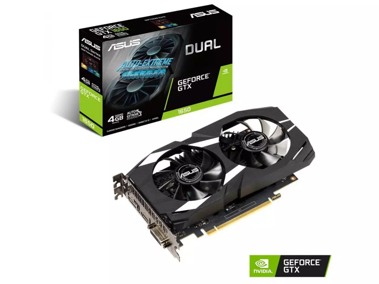 Placa de Vídeo ASUS GeForce GTX 1650 Dual 4GB GDDR5 128-bit PCI-E 3.0 x16