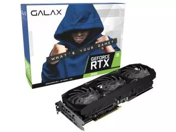 Placa de Vídeo GALAX GeForce RTX 3080 SG (1-Click OC) 12GB GDDR6X PCI-E 4.0 x16 38NOM5MD99SS