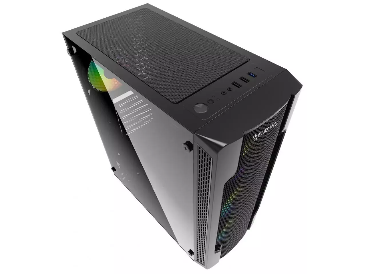 Gabinete Gamer Bluecase BG-025 Lateral em Vidro Temperado USB 3.0 Mid Tower