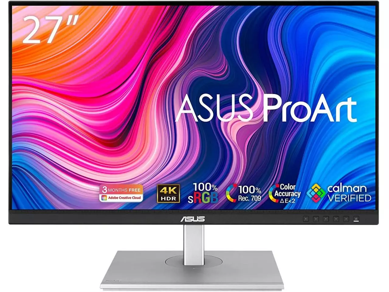 Monitor Profissional ASUS 27" ProArt LED IPS 4K Wide (3840x2160 / 60Hz / 5ms / 100%sRGB) - PA279CV
