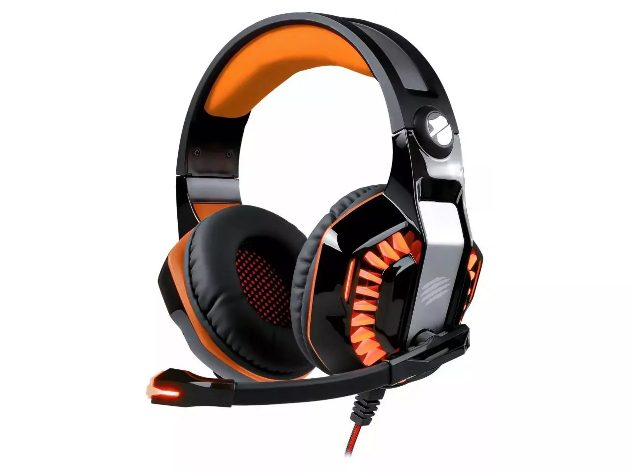 Headset OEX Gamer Beast Surround 7.1 XR USB - Preto/Laranja