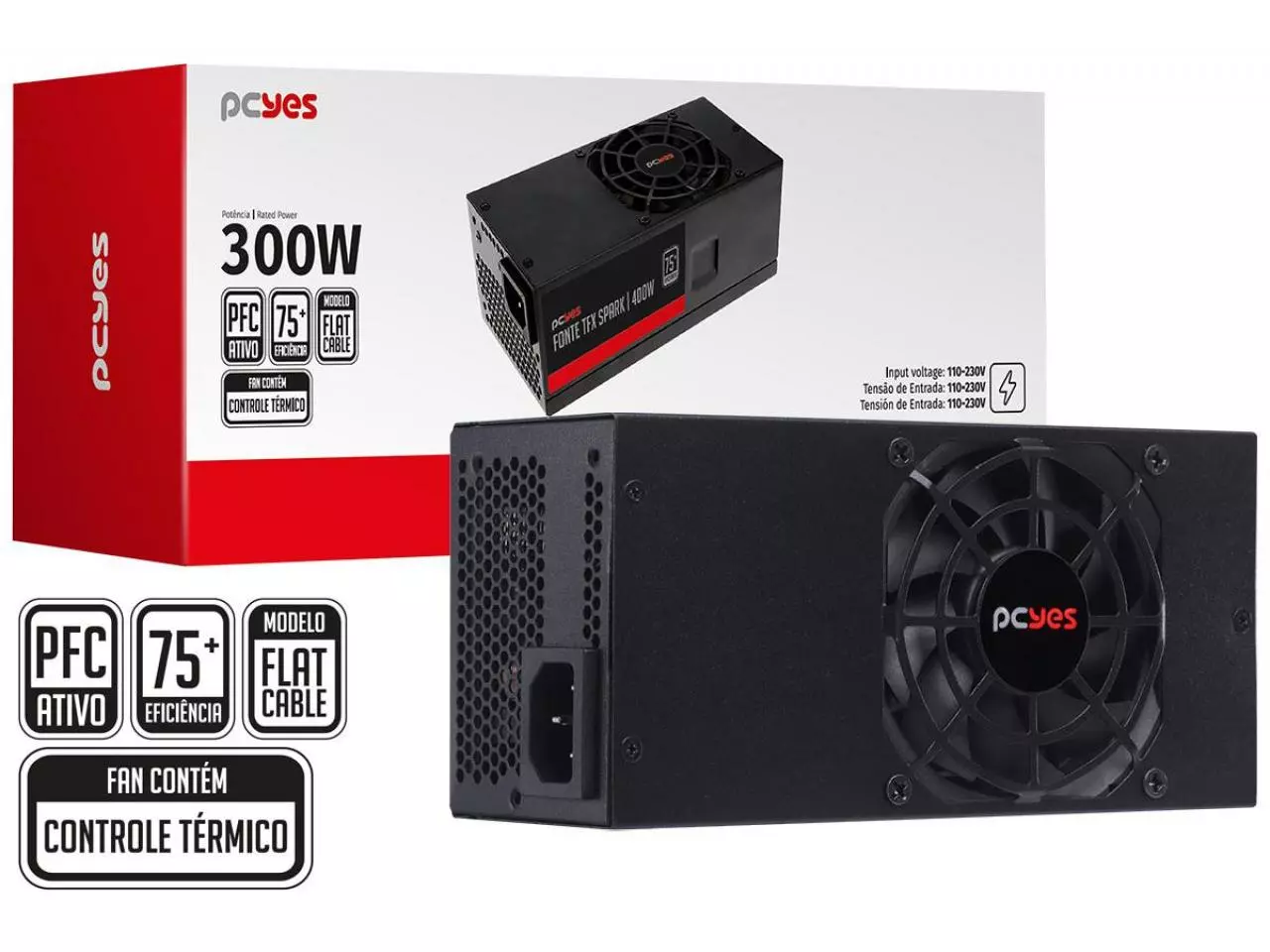 Fonte Gamemax 500W White Edition ATX12V v2.3 80 PLUS Bronze — HARDSTORE  Informática - Loja de Informática e PC Gamer em Porto Alegre e Caxias do Sul