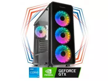 PC Gamer Velztorm III Robust Intel Edition (Intel Core i5-12400F, 16GB DDR4-2666, Intel H610, 480GB SSD, GeForce GTX 1660 6GB, 500W 80 PLUS)