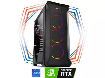 PC Gamer Carnage VII Light Intel Edition (Intel Core i7-12700F, 16GB (2x8gb) DDR4-2666, Intel H610, 480GB SSD SATA, GeForce RTX 3070 8GB, 650W 80 PLUS)