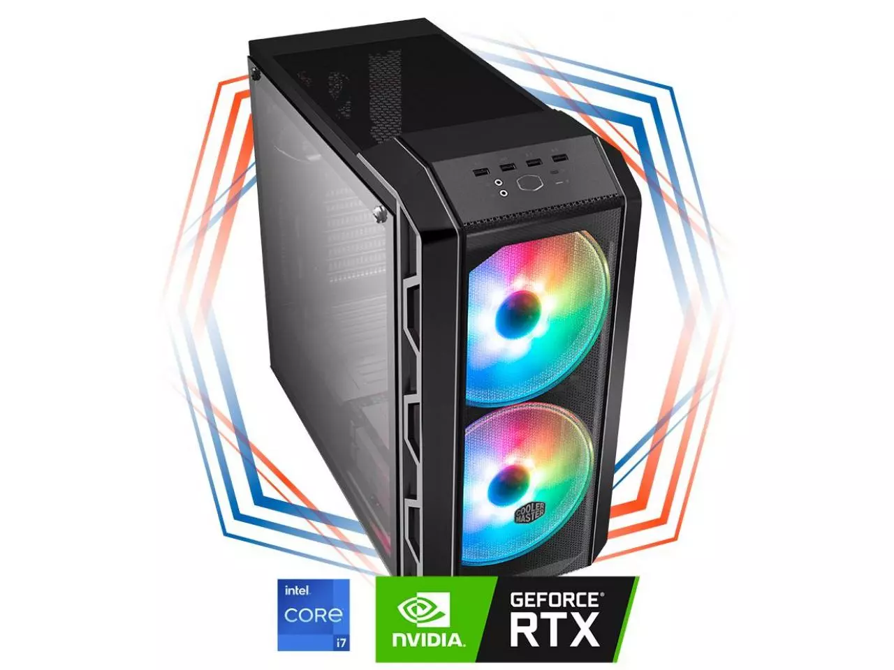 PC Gamer Maximus IV Robust Intel Edition (Intel Core i7-12700F, 32GB (2x16gb) DDR4-3200, Intel B660, 960GB SSD SATA, GeForce RTX 3080 12GB, 750W 80 PLUS)
