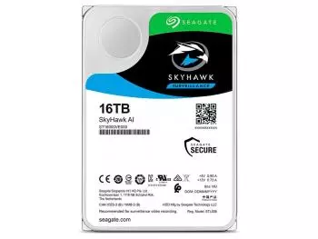 HD Seagate 16TB SkyHawk AI Surveillance 7200RPM 256MB 3,5" SATA 6.0Gb/s ST16000VE000