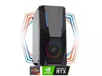 PC Gamer Nox Inifinity Robust AMD Edition (AMD Ryzen 5 5600X, 16GB DDR4-2666, AMD A520, 500GB SSD NVMe, Geforce RTX 3060Ti 8GB, 600W 80PLUS)