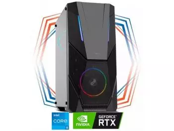 PC Gamer Nox Inifinity Light Intel Edition (Intel Core i5-12400F Six-Core, 8GB DDR4-2666, Intel H610, 500GB SSD NVMe, Geforce RTX 3060Ti 8GB, 600W 80 PLUS)