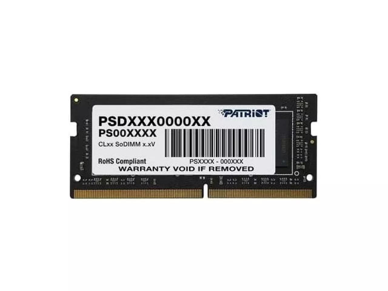 Memória Notebook Patriot Signature Line 16GB DDR4 SO-DIMM 2666MHz 1.2V