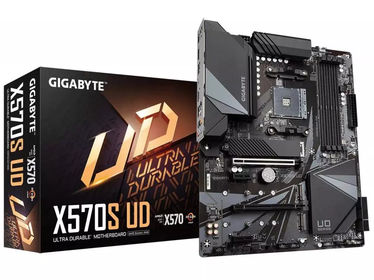 Placa Mãe Gigabyte X570S UD (Socket AM4/AMD X570/M2)
