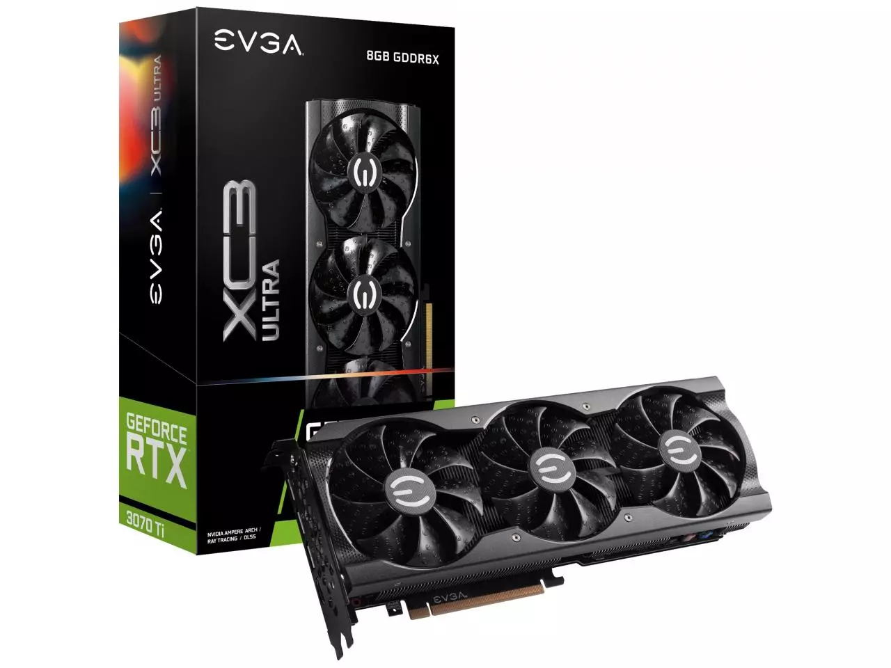 Placa de Vídeo EVGA GeForce RTX 3070Ti XC3 Ultra Gaming 8GB GDDR6X 256-bit PCI-E 4.0 x16