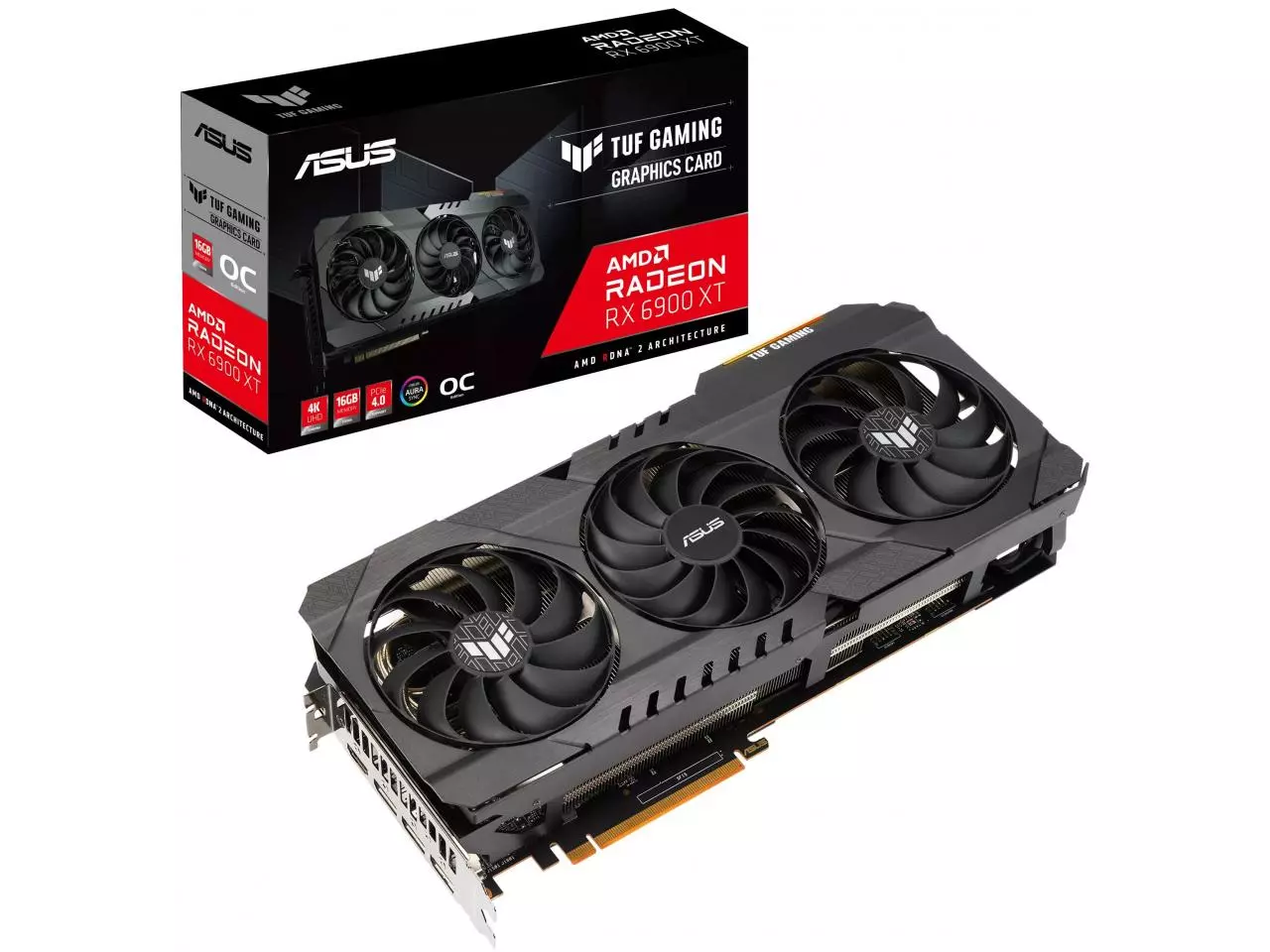 Placa de Vídeo ASUS Radeon RX 6900 XT TUF Gaming OC Edition 16GB GDDR6 256-bit PCI-E 4.0 x16