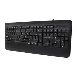Teclado C3Tech Multimídia KB-M100BK USB Preto
