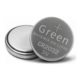 Bateria de Lítio Green CR2032 3V, para Placa-Mãe, 1 Unidade