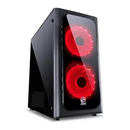 Gabinete PCYes Venus, Lateral em Acrílico, Mid Tower Preto