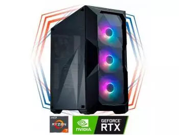 PC Gamer Carnage IX Light AMD Edition (AMD Ryzen 7 5700X, 16GB (2x8GB) DDR4-2666, AMD A520, 480GB SSD SATA, GeForce RTX 3070Ti 8GB, 650W 80 PLUS)
