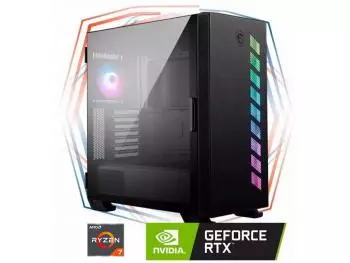 PC Gamer Carnage X Light AMD Edition (AMD Ryzen 7 7700X, 16GB (2x8GB) DDR5-4800, AMD B650, 480GB SSD SATA, GeForce RTX 3070Ti 8GB, 650W 80 PLUS)