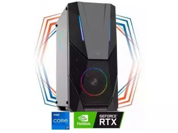 PC Gamer Nox Inifinity Light Intel Edition (Intel Core i7-13700KF, 8GB DDR4-3200, Intel H610, 500GB SSD NVMe, Geforce RTX 3060Ti 8GB, 600W 80 PLUS)