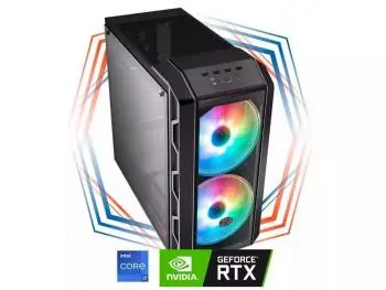 PC Gamer Maximus II - Professional i7 Edition (Intel Core i7-13700F 16-Core, 32GB (2x16GB) DDR5-5200, SSD 2TB NVMe, GeForce RTX 4080 16GB) + Water Cooler 240mm