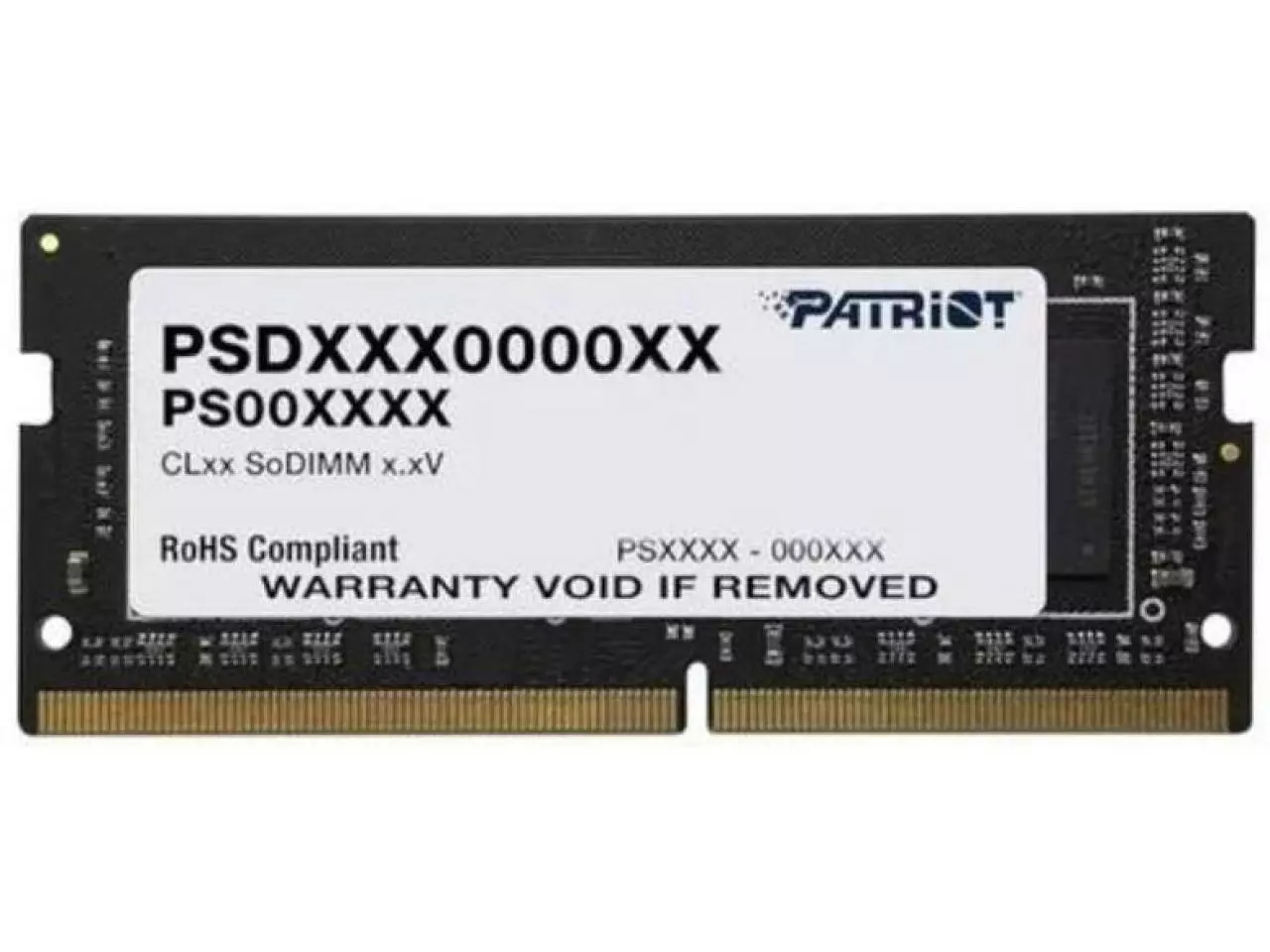 Patriot Memory DDR4 SODIMM 16GB 3200MHz RAM Para Portátiles