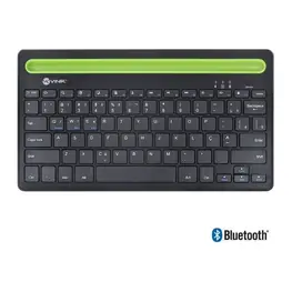 Teclado Vinik Dynamic Smart DT200 Preto Bluetooth (Com Suporte Para Tablet ou Celular)