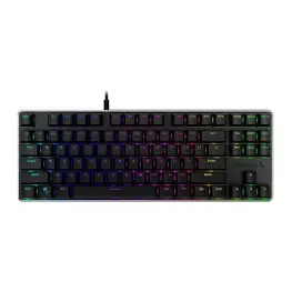 Teclado Mecânico Deepcool KB500 TKL LED RGB com Switch Outemu Red US