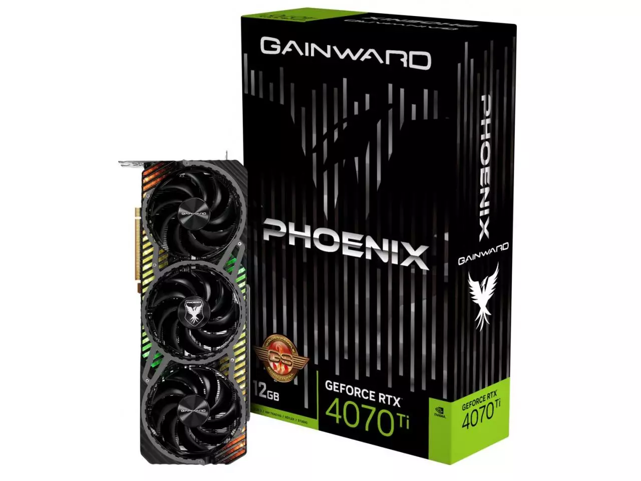 Placa de Vídeo Gainward GeForce RTX 4070Ti Phoenix GS 12GB GDDR6X 192-bit PCI-E 4.0 x16